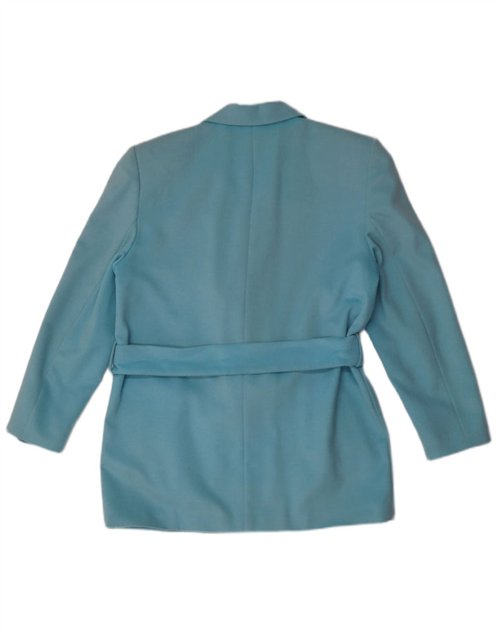 Escada Mujeres por Margaretha Ley Blazer Chaqueta EU 38 Azul Medio