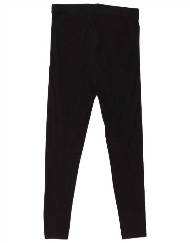 Marks & Spencer Leggings para mujer Reino Unido 12 Mediano Algodón negro