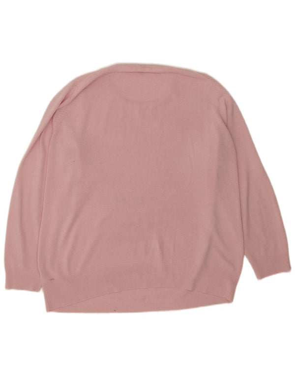Marks & Spencer Jersey de Cuello Redondo para Mujer UK 40 XL Rosa
