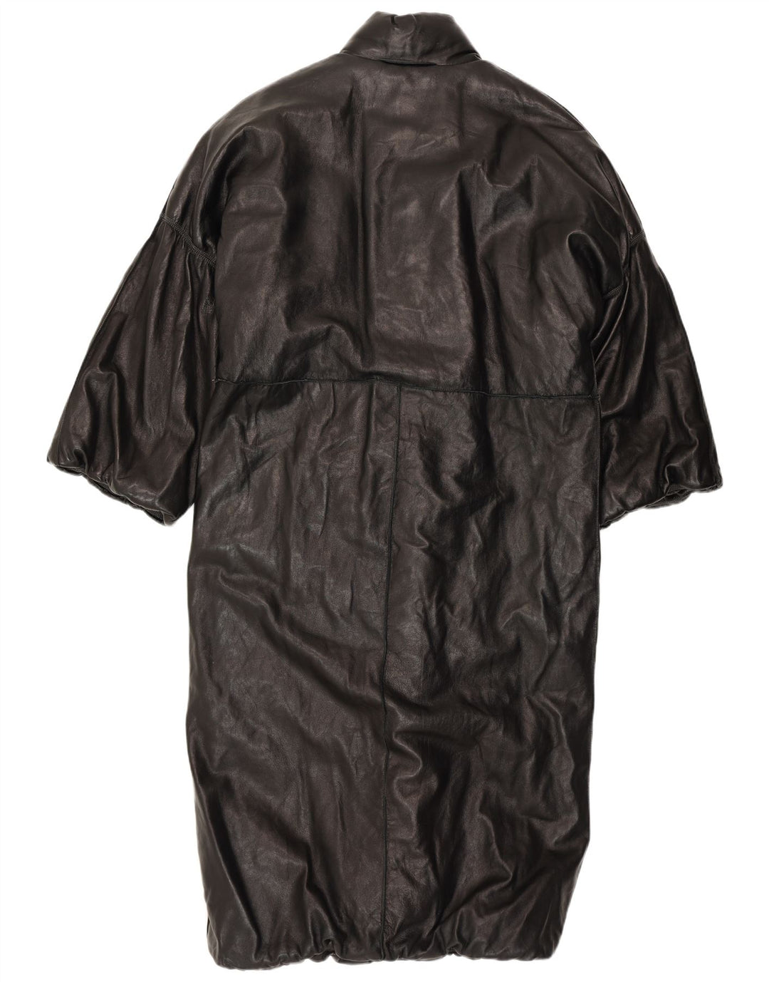 Abrigo de cuero de manga 3/4 para mujer Garage UK 40 XL Negro