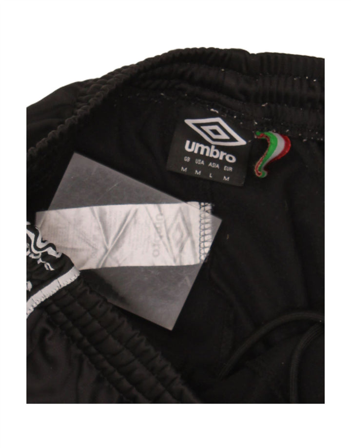 UMBRO Mens Graphic Tracksuit Trousers Medium  Black Polyester