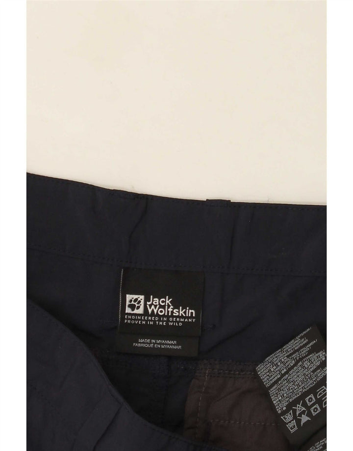 Jack Wolfskin Pantalones cortos cargo para hombre W36 Large Poliamida azul marino