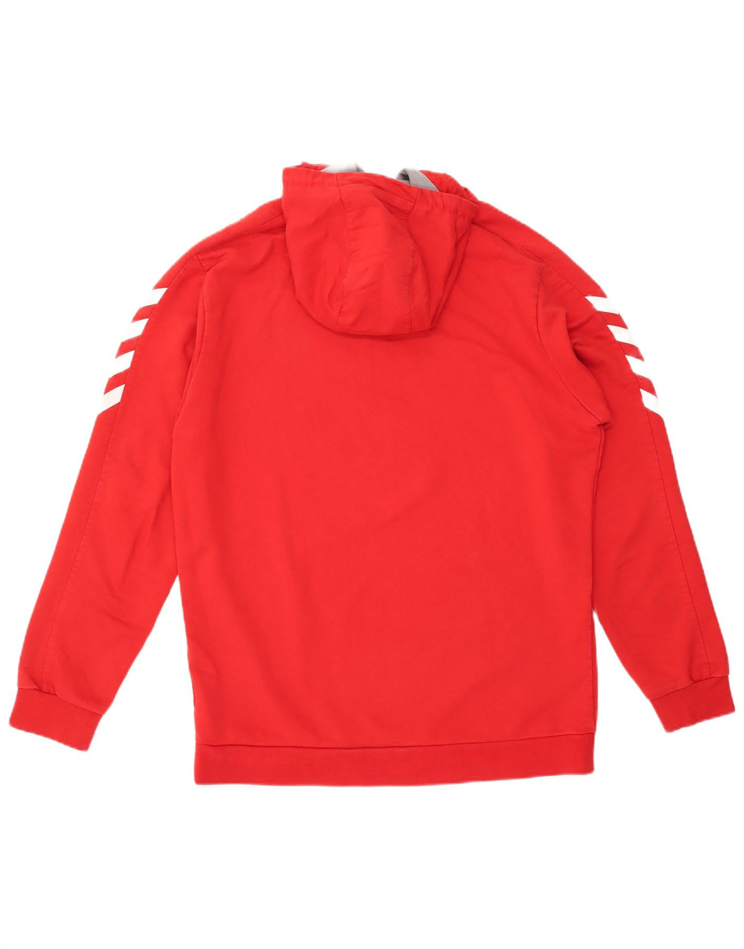 HUMMEL Sudadera con capucha gráfica para hombre Jersey grande de algodón rojo