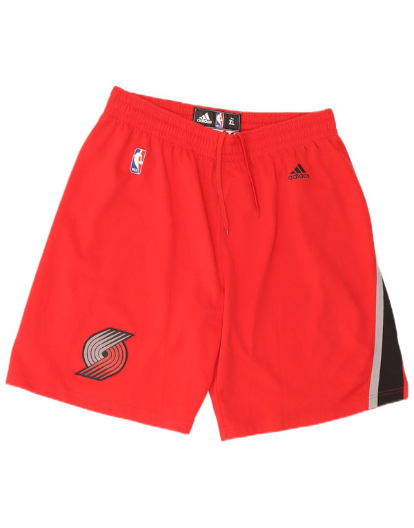 Adidas Portland Trail Blazers - Pantalones cortos deportivos para hombre, talla XL, color rojo