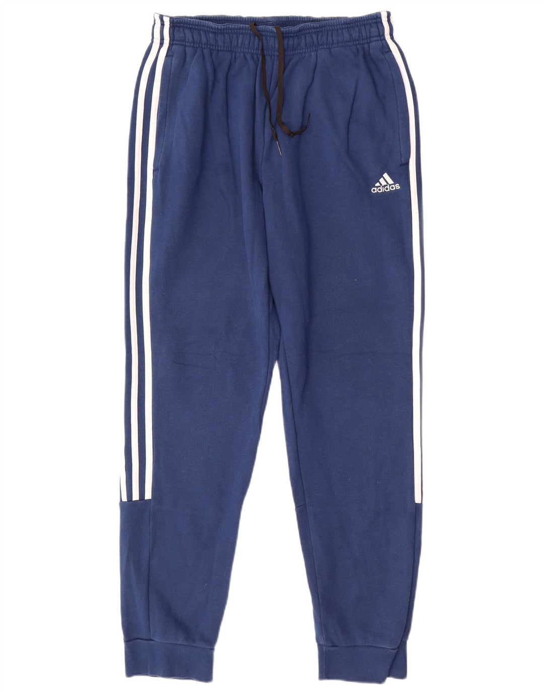 ADIDAS Hombre Chándal Pantalones Joggers Azul Medio Algodón