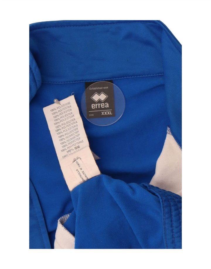 Errea Hombre Chándal Top Chaqueta 3XL Azul Colorblock Poliéster
