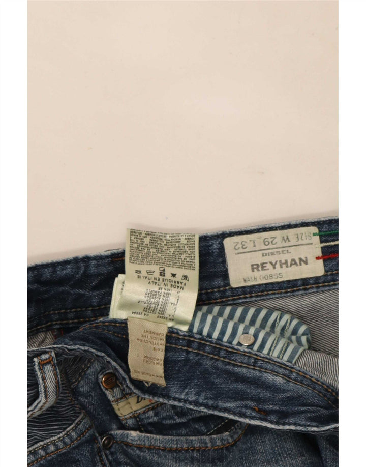 Diesel Hombre Reyhan Bootcut Jeans W29 L32 Algodón Azul Marino