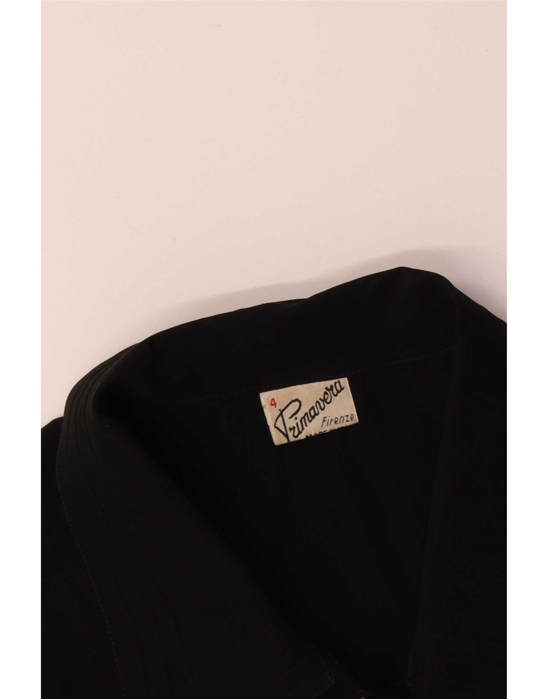Primavera Firenze Blusa Camisa Mujer ES 40 XL Poliéster Negro