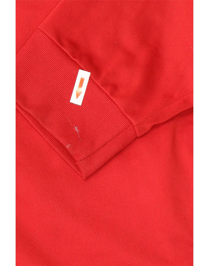 Adidas Hombre Chándal Top Chaqueta XL Rojo Poliéster