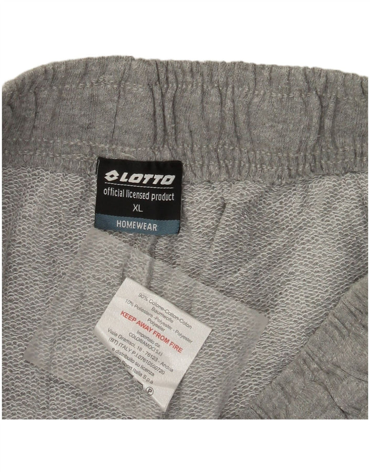 Lotto Shorts Deportivos Hombre XL Gris Algodón