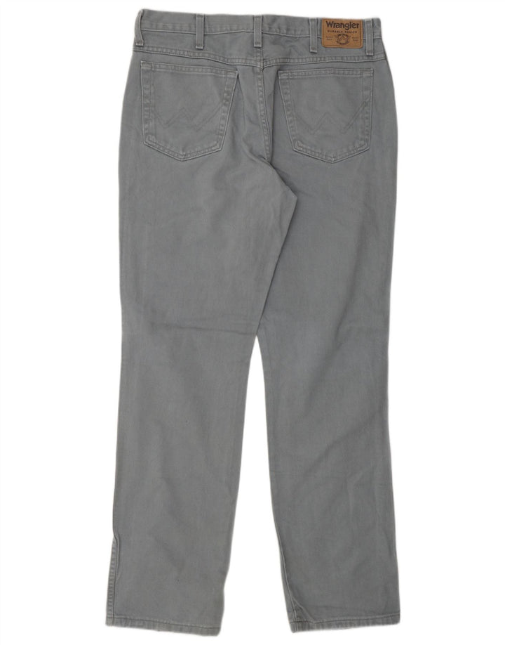 WRANGLER Vaqueros rectos regulares para hombre W34 L33 Algodón gris