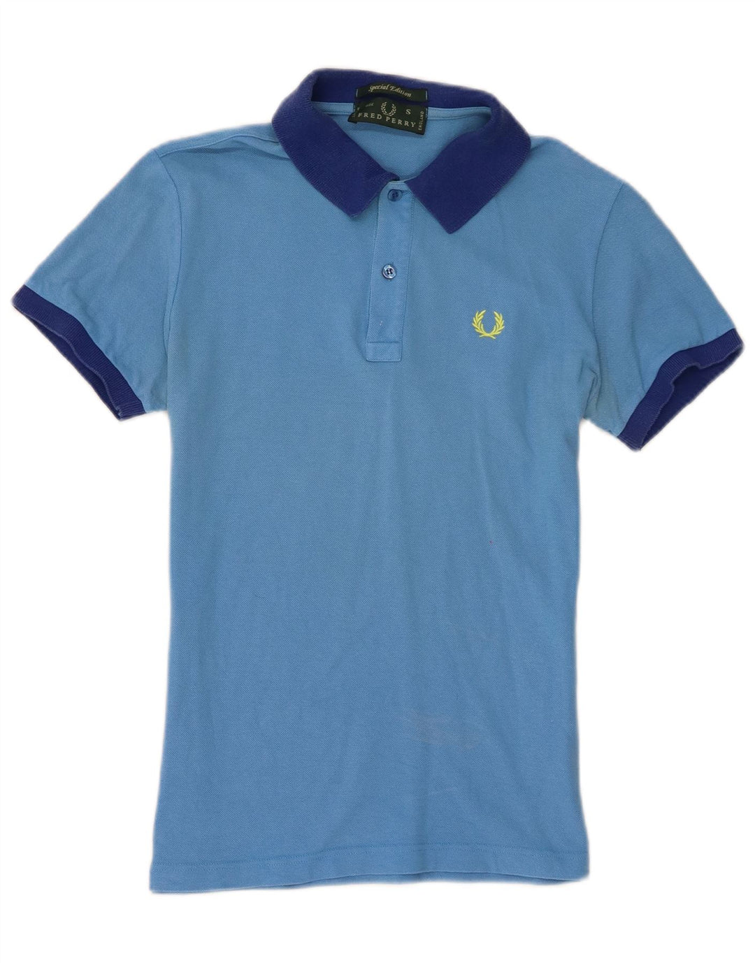 Polo Fred Perry Hombre Pequeño Algodón Azul