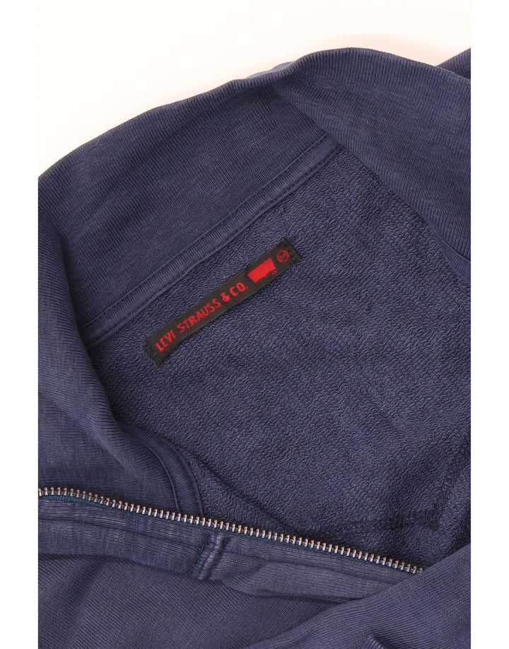 LEVI'S Chaqueta de chándal para hombre, color azul marino mediano