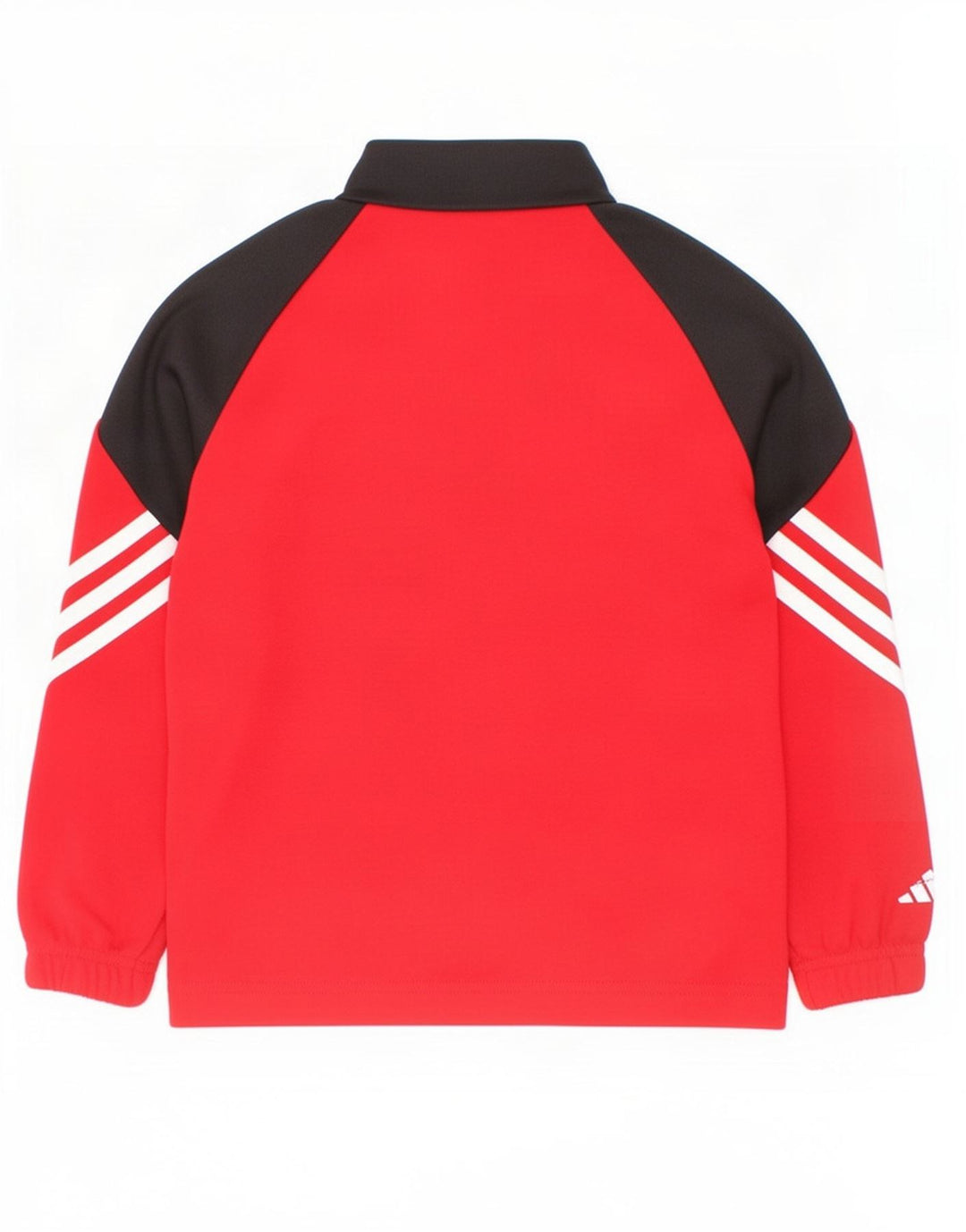 Adidas - Chándal para niño con cremallera y cuello, 5-6 años, XS, color rojo