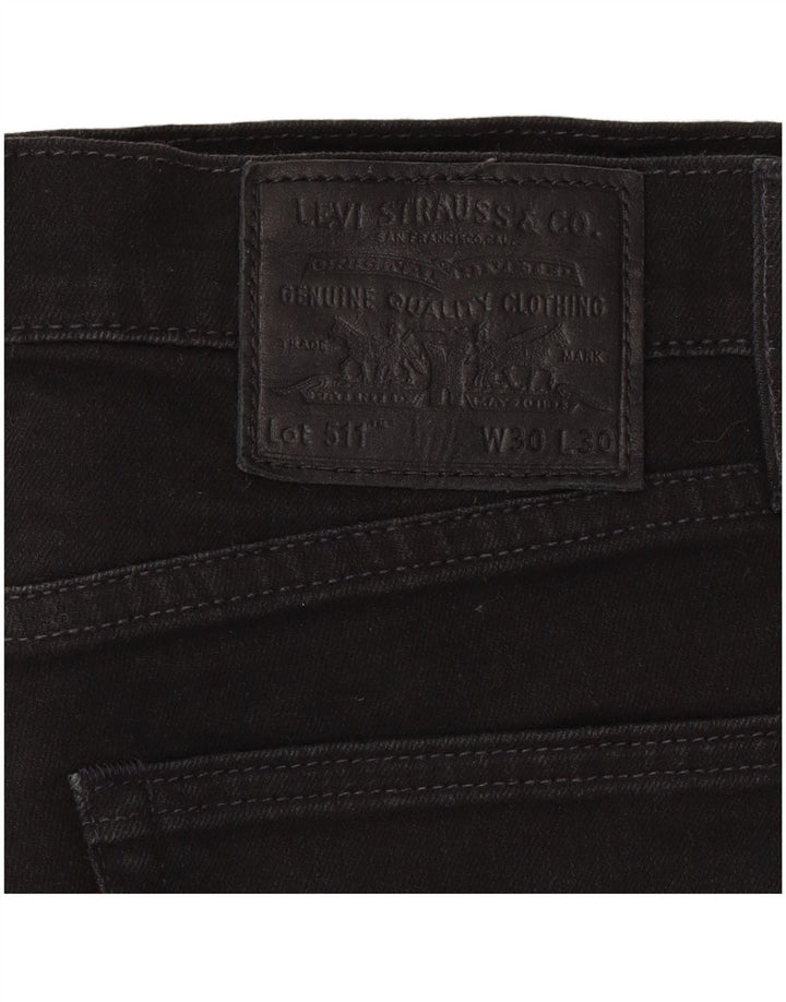 Levi's Hombre 511 Vaqueros Slim W30 L30 Negro