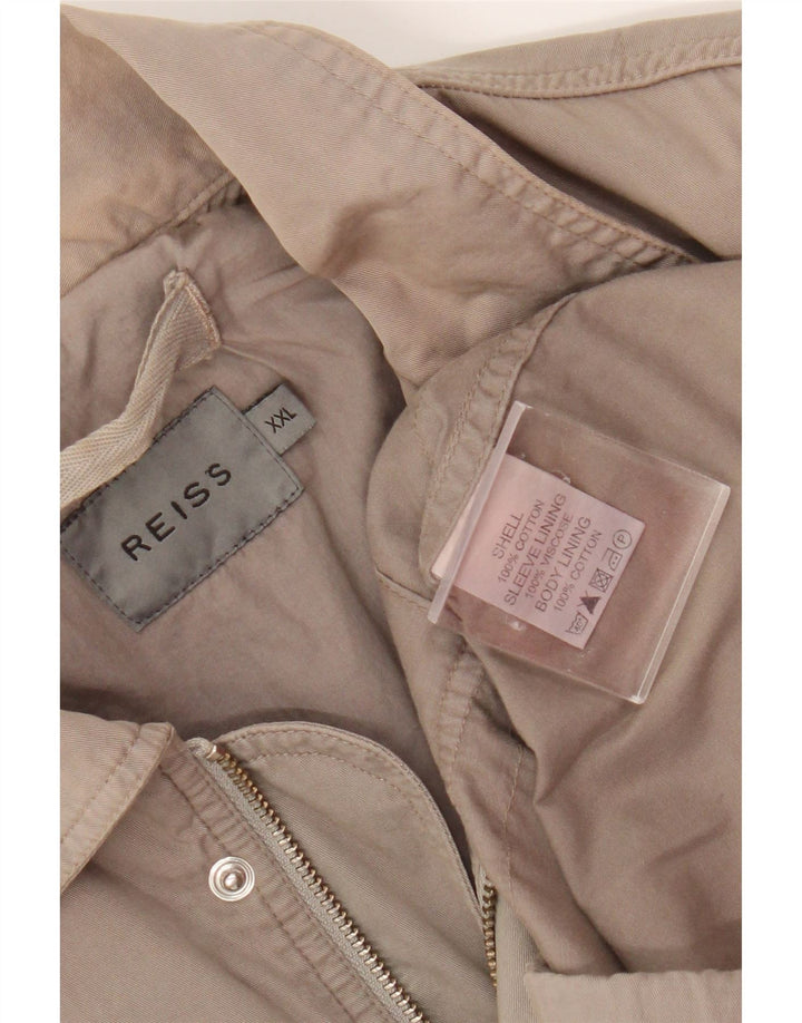 Chaqueta utilitaria Reiss para hombre UK 44 2XL Algodón beige