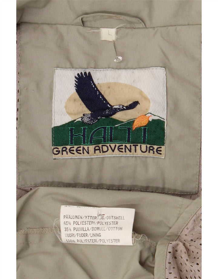 Halti Chaqueta utilitaria con capucha para hombre UK 40 Grande Poliéster verde