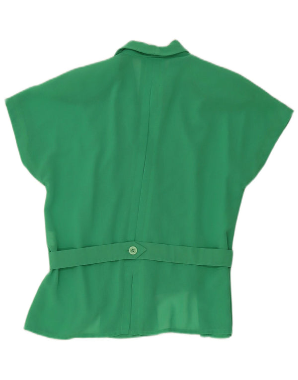 Betty Barclay Blusa de manga corta para mujer UK 42 Poliéster verde medio