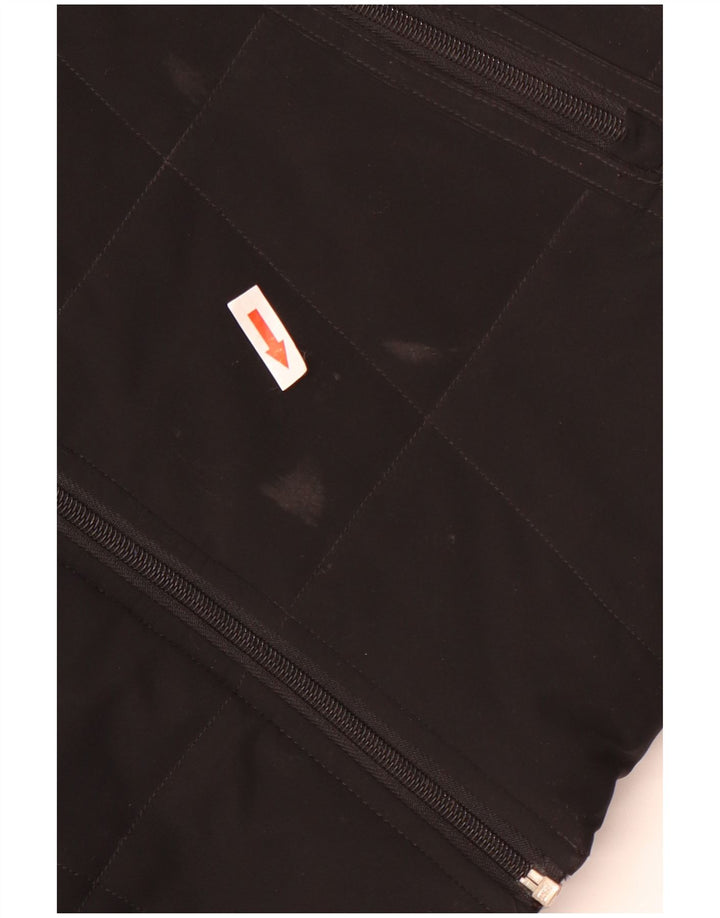 Adidas Chaqueta acolchada con capucha para mujer UK 8 Small Poliéster negro