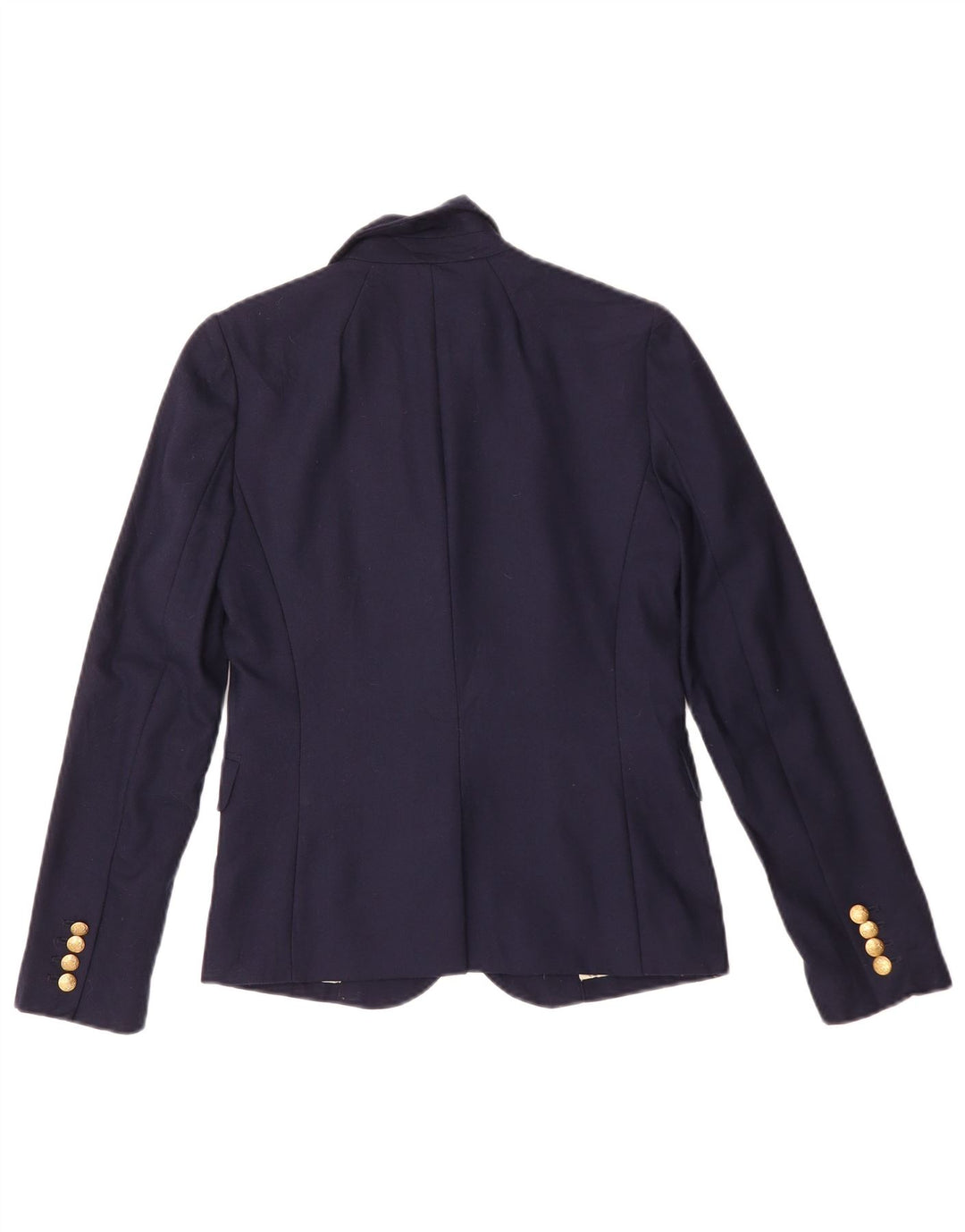J. CREW Chaqueta tipo blazer de 2 botones para mujer US 0 XS Lana azul marino