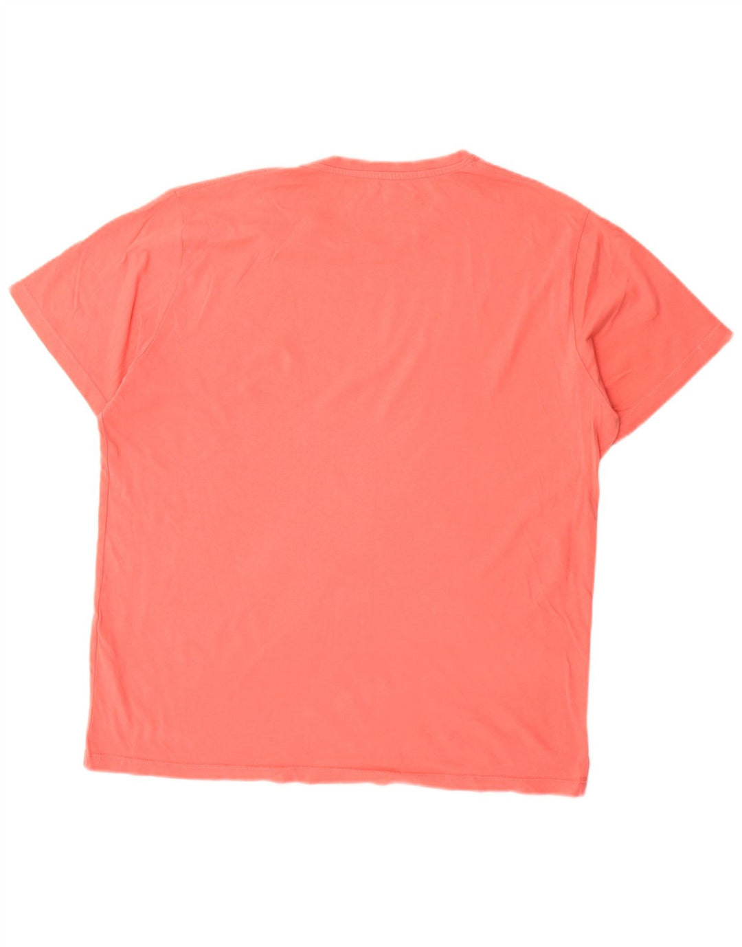Massimo Dutti Camiseta Hombre Top XL Rosa Algodón