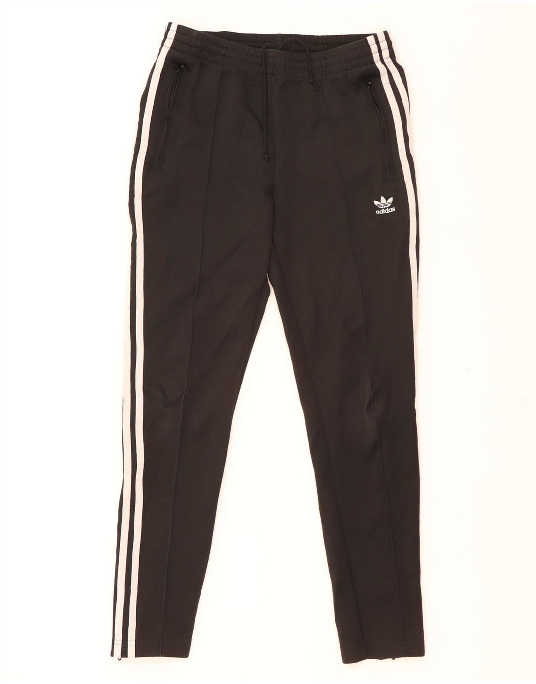 Adidas Mujer Chándal Pantalones Joggers UK 8 Pequeño Negro Poliéster