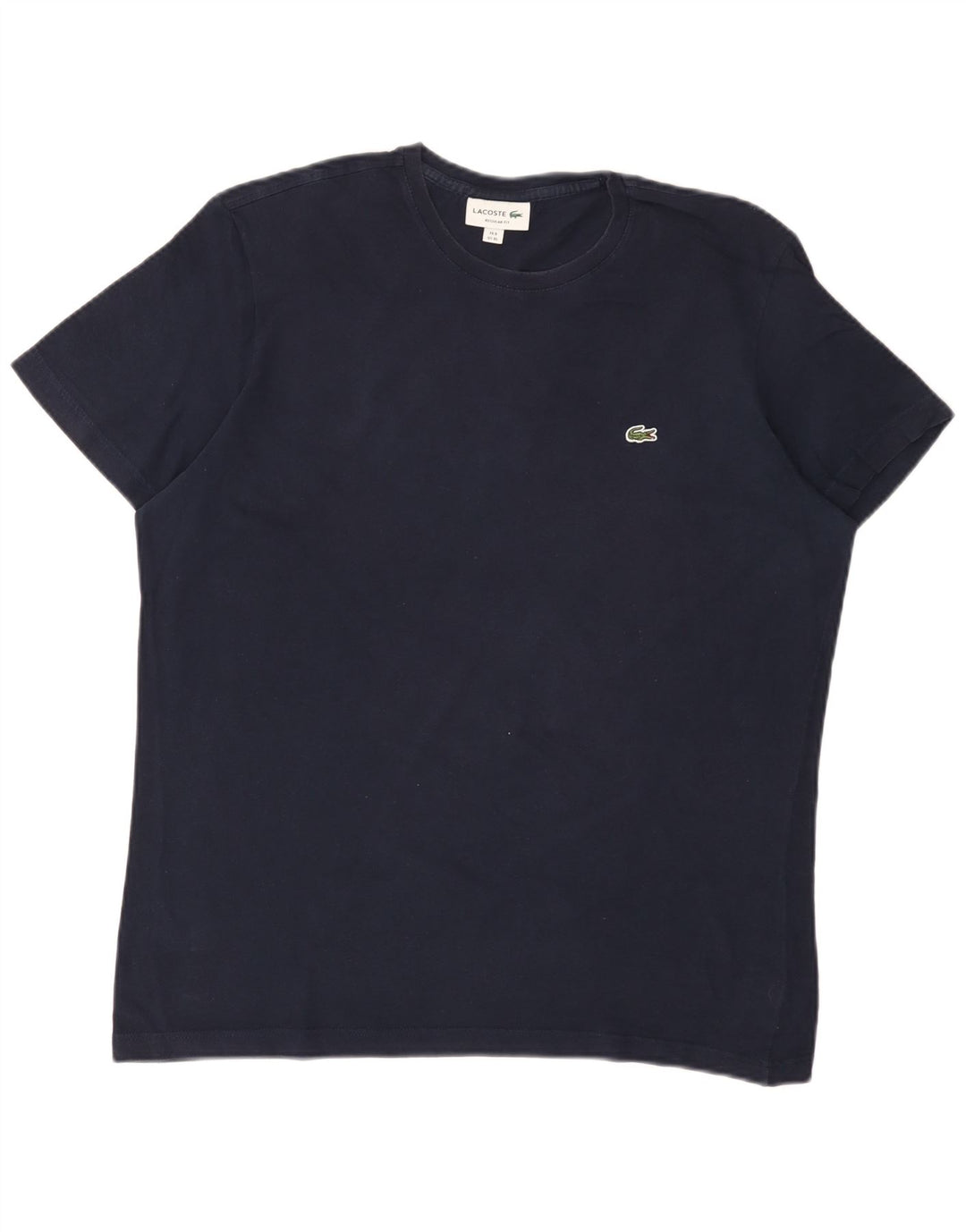 Lacoste Camiseta Regular Fit para Hombre Talla 6 XL Algodón Azul Marino