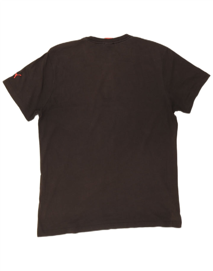 Puma - Camiseta gráfica para hombre, talla grande, color negro