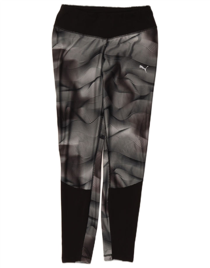 Puma Leggings para mujer Reino Unido 12 Mediano Negro Rayas