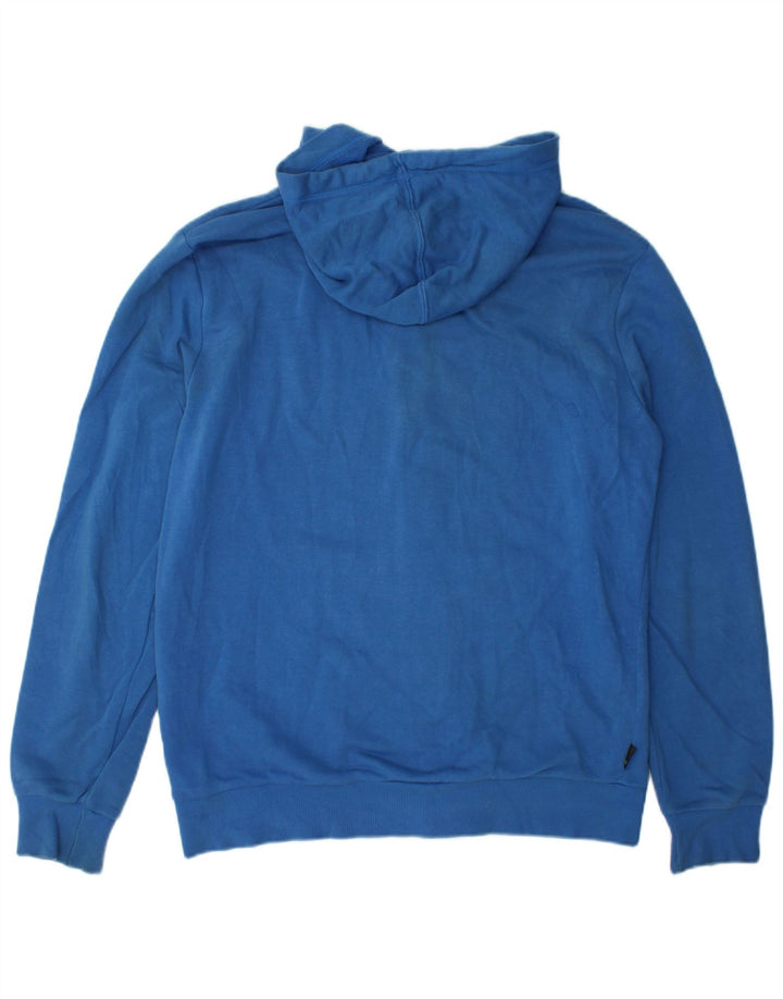 Puma Sudadera Con Capucha Y Cremallera Gráfica Para Hombre Algodón Azul Medio
