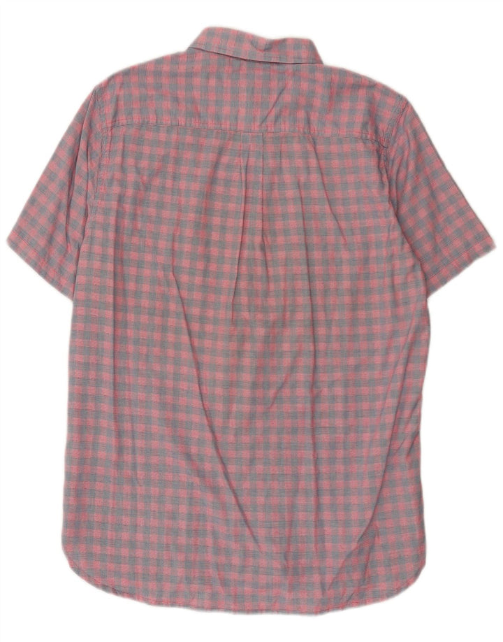 Superdry Camisa De Manga Corta Regular Fit De Algodón A Cuadros Rosa Grande Para Hombre