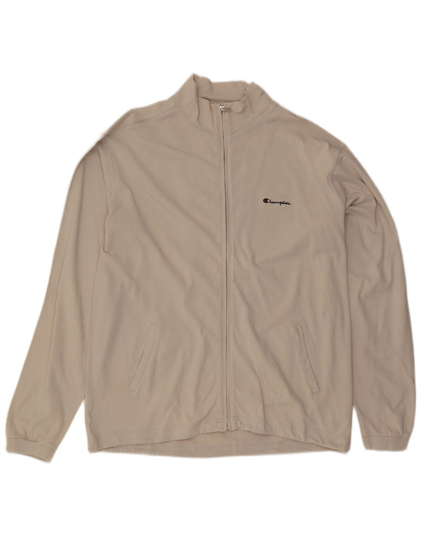 Champion Chaqueta De Chándal Para Hombre 2XL Algodón Beige
