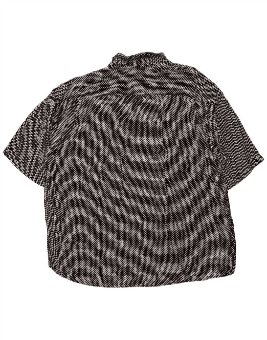 MAXFORT Camisa de manga corta para hombre 5XL Black Chevron