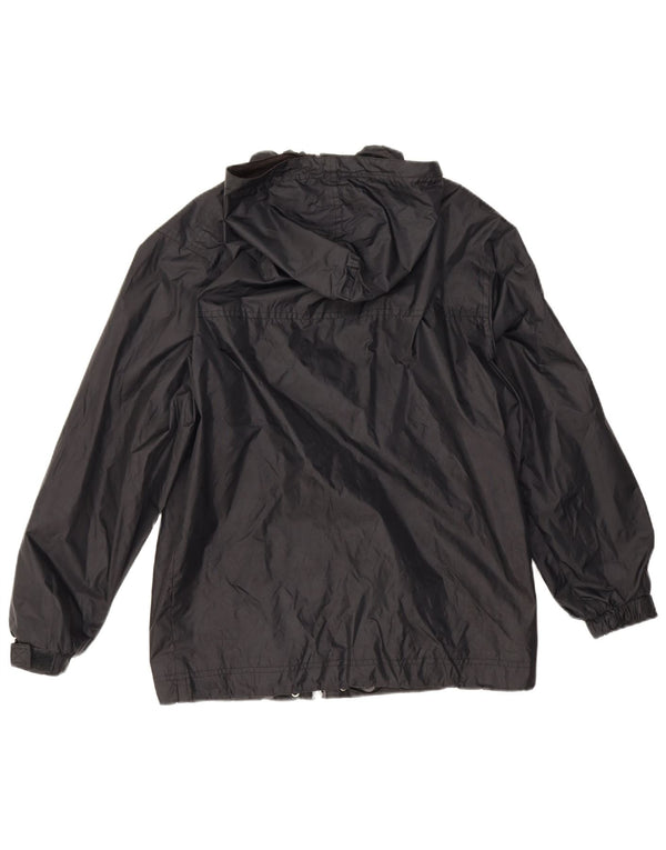 Champion Chaqueta impermeable con capucha para hombre UK 36 Small Black Polyamide