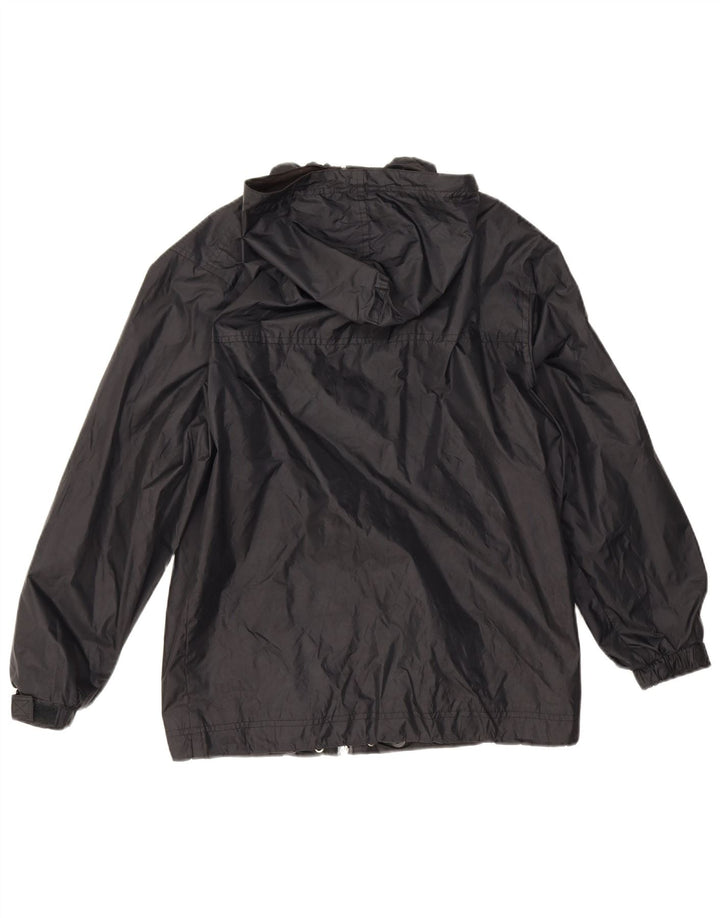 Champion Chaqueta impermeable con capucha para hombre UK 36 Small Black Polyamide