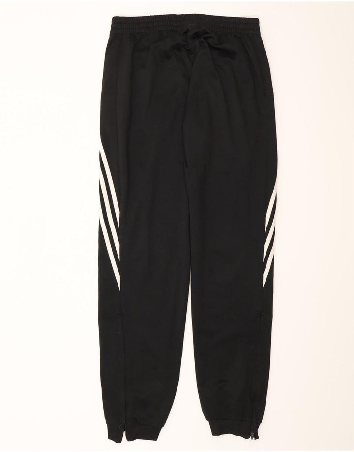 ADIDAS Mens Tracksuit Trousers Joggers Small  Black Polyester