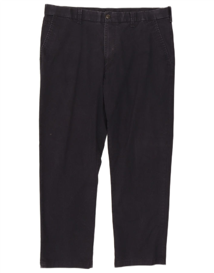 Marks & Spencer Pantalón chino regular azul Harbor para hombre W38 L29 Azul marino