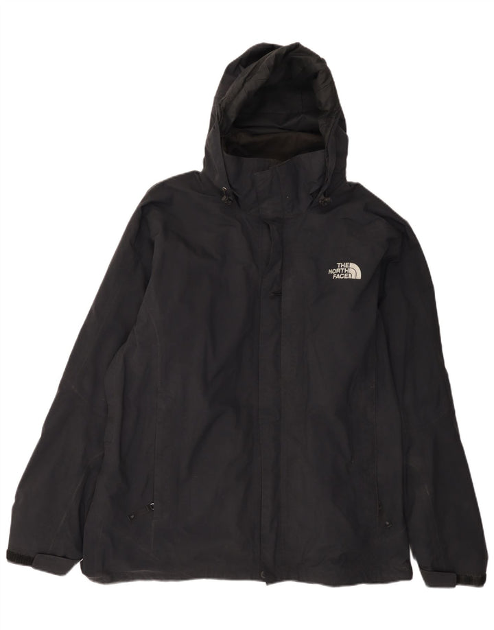The North Face Chaqueta impermeable con capucha para hombre UK 40 Large Nylon negro