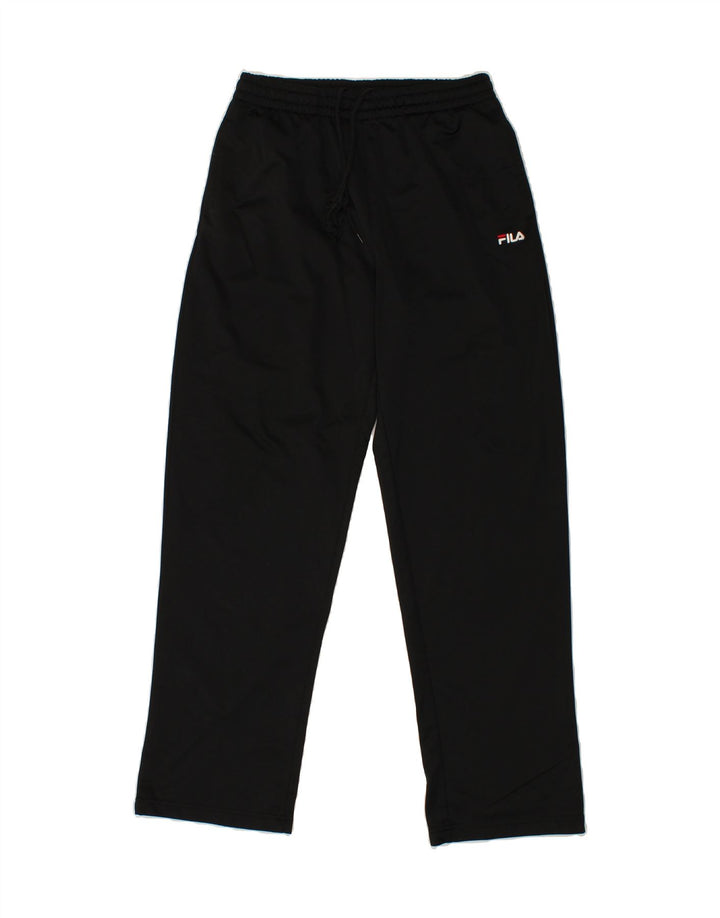 FILA Mens Tracksuit Trousers Medium Black Polyester Vintage Fila and Second-Hand Fila from Messina Hembry 