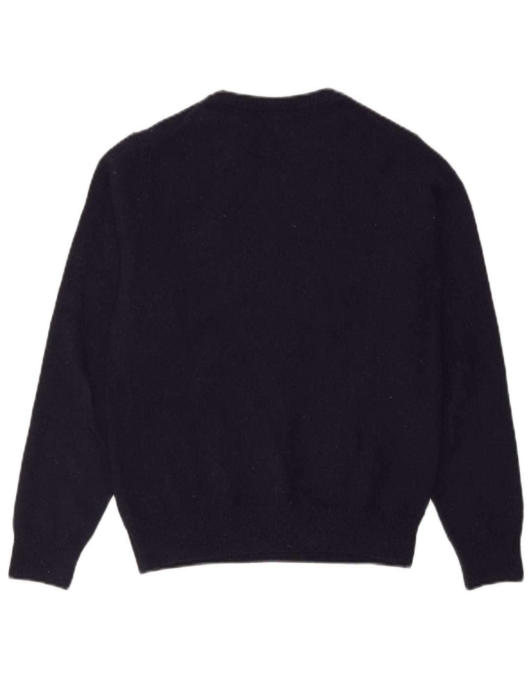Lacoste Jersey de cuello redondo para hombre talla 3 pequeño azul marino lana nueva