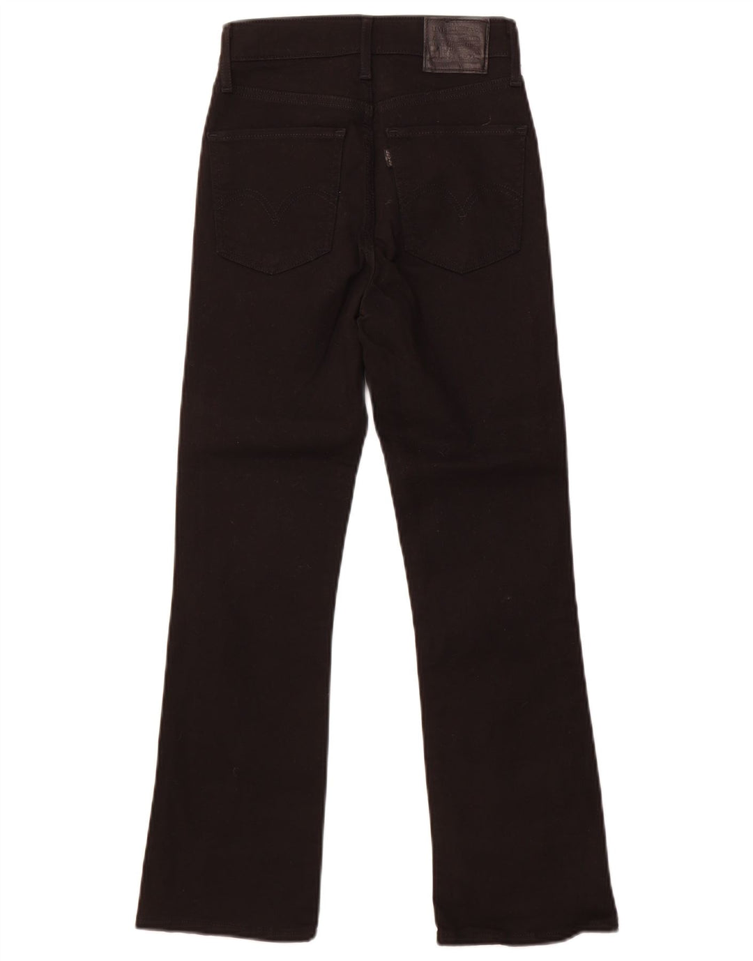 Levi's Vaqueros Bootcut Para Mujer W24 L26 Algodón Negro