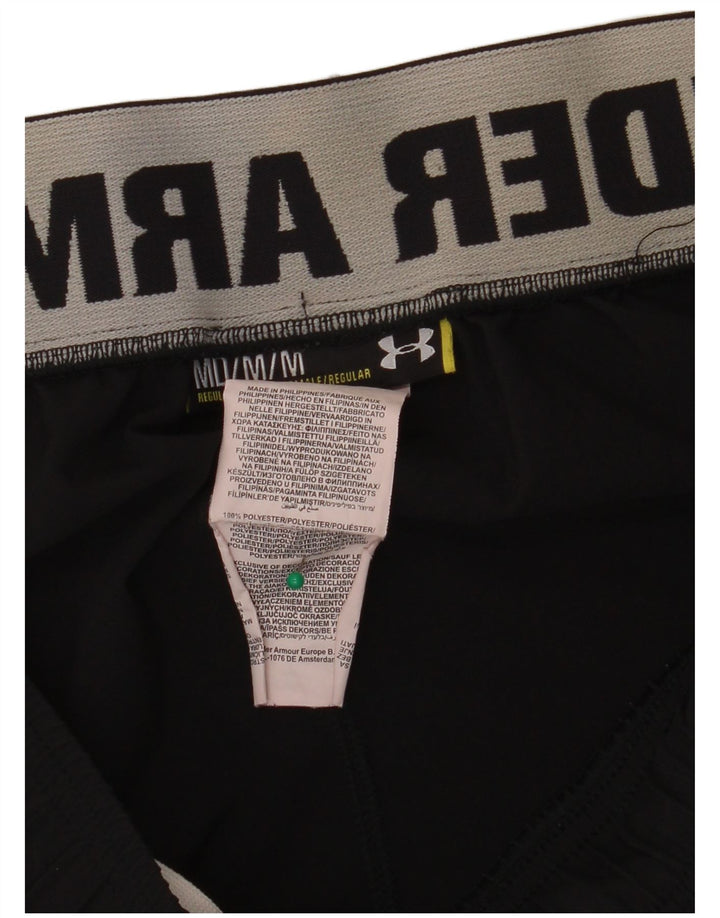Under Armour Pantalones cortos deportivos con gráficos para hombre Poliéster negro mediano