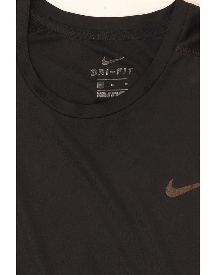 Camiseta Nike Dri Fit para hombre, talla mediana, negra