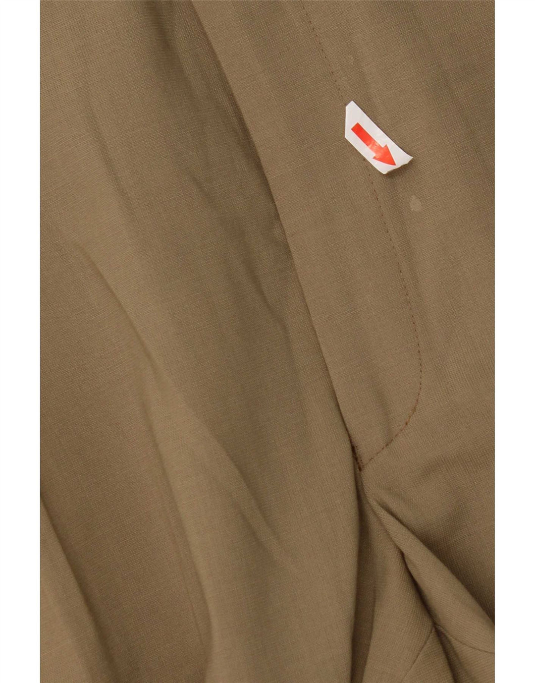 Marks & Spencer Pantalón de traje con pinzas para hombre W44 L29 Poliéster beige