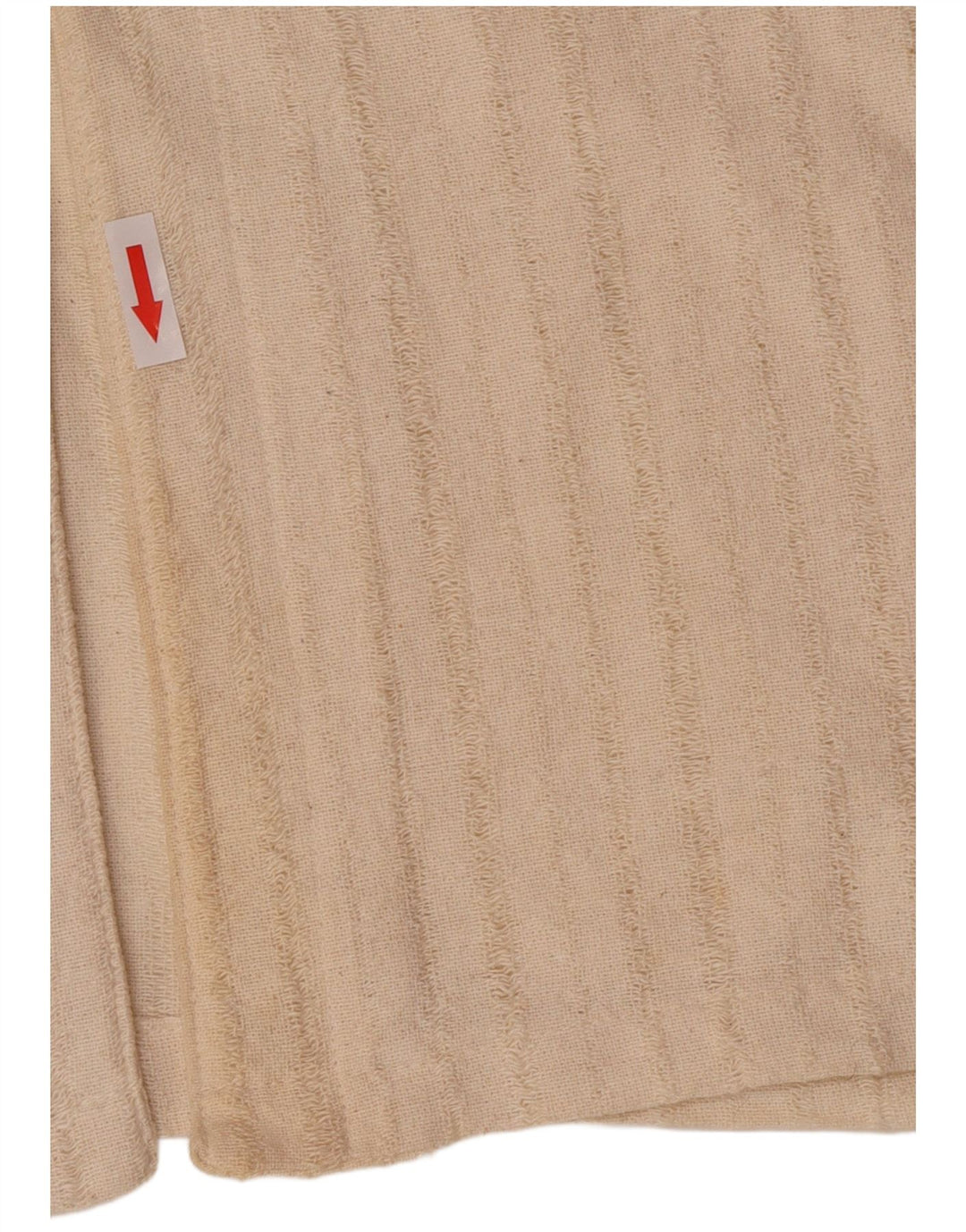 Chaleco Mills para mujer Reino Unido 40 Grande Algodón a rayas blanco roto