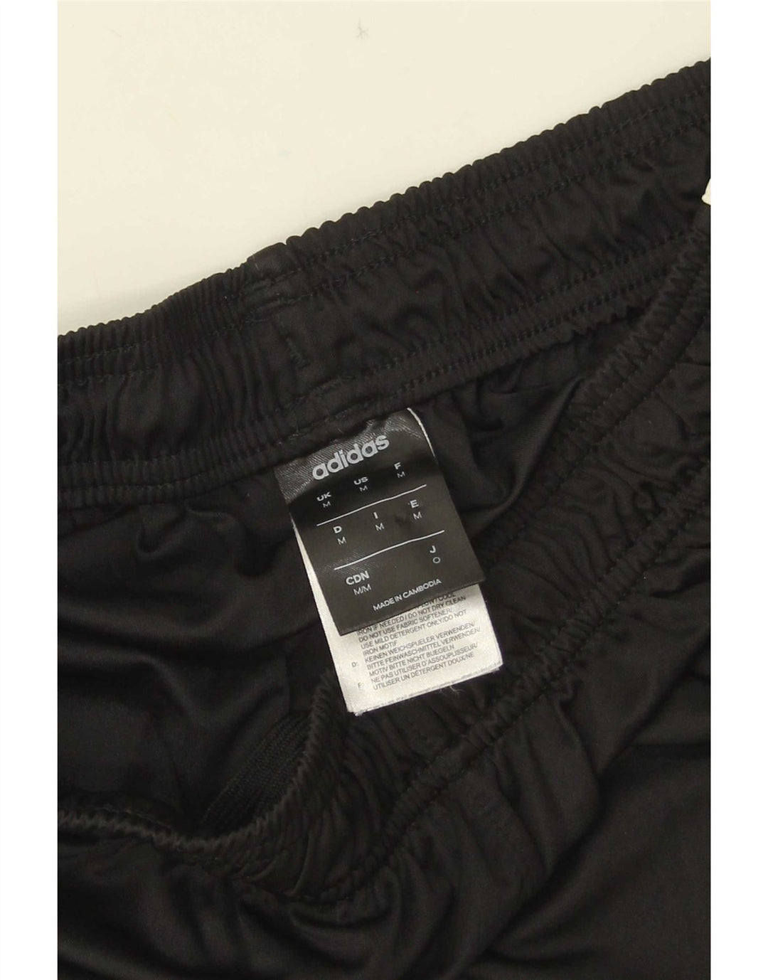 Adidas Mujer Climalite Sport Shorts UK 12 Medio Negro Poliéster