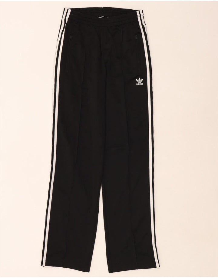 Adidas Pantalones de chándal para mujer UK 8 Small Negro Poliéster