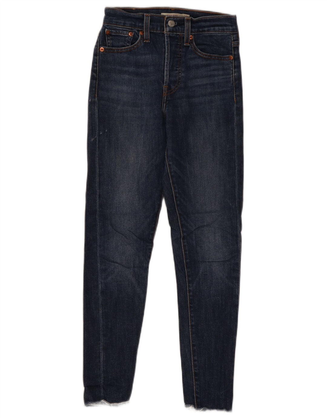 LEVI'S Vaqueros pitillo Wedgie para mujer W24 L27 Algodón azul