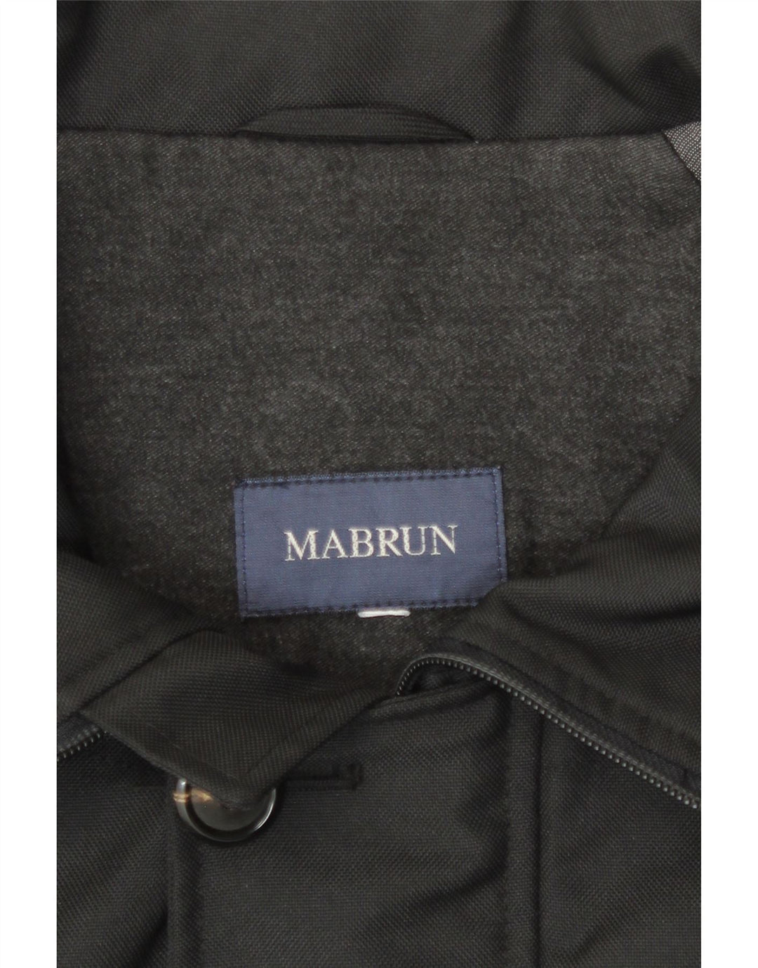 Mabrun Chaqueta cortavientos para hombre UK 40 Large Poliamida negra