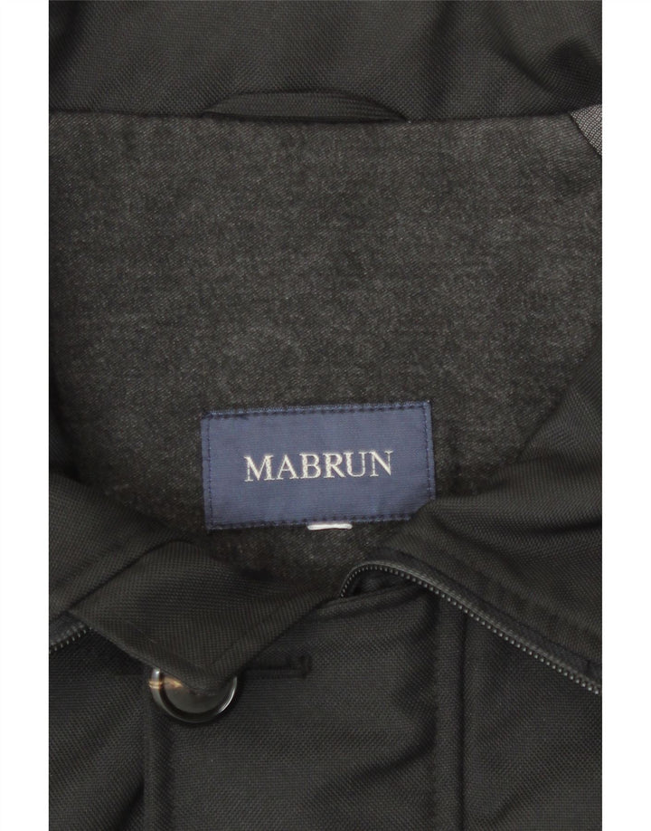 Mabrun Chaqueta cortavientos para hombre UK 40 Large Poliamida negra